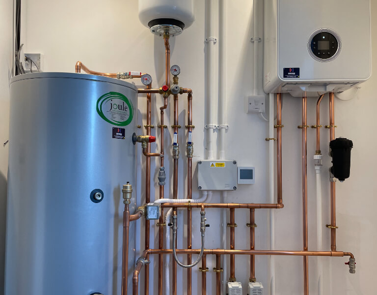 New system installation in Okeford Fitzpaine